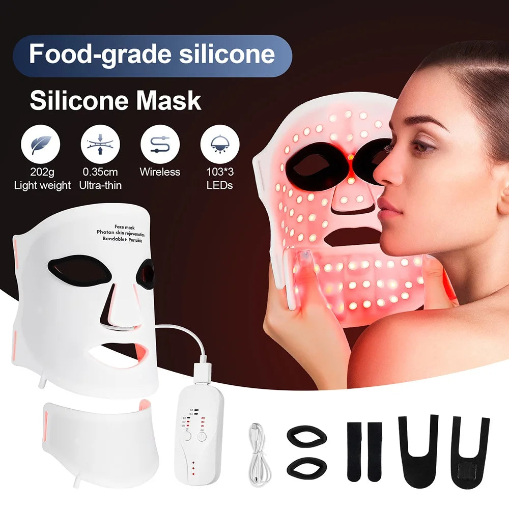 ESSENVY LumaMask LED Skin Mask + FREE Neck Mask ($119 Value)