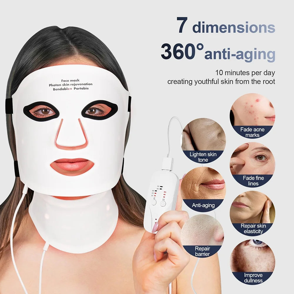 ESSENVY LumaMask LED Skin Mask + FREE Neck Mask ($119 Value)