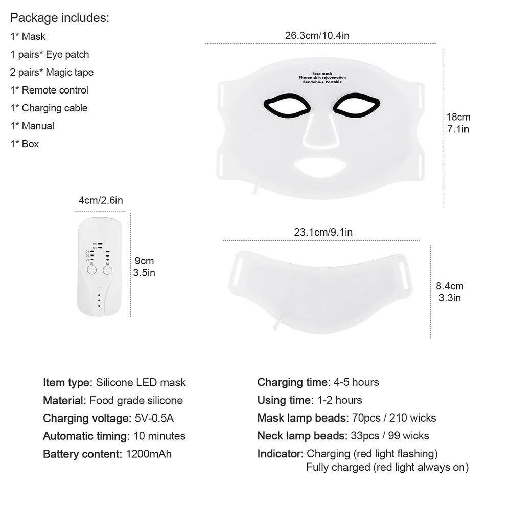 ESSENVY LumaMask LED Skin Mask + FREE Neck Mask ($119 Value)