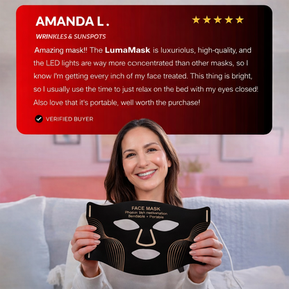 ESSENVY LumaMask LED Skin Mask + FREE Neck Mask ($119 Value)